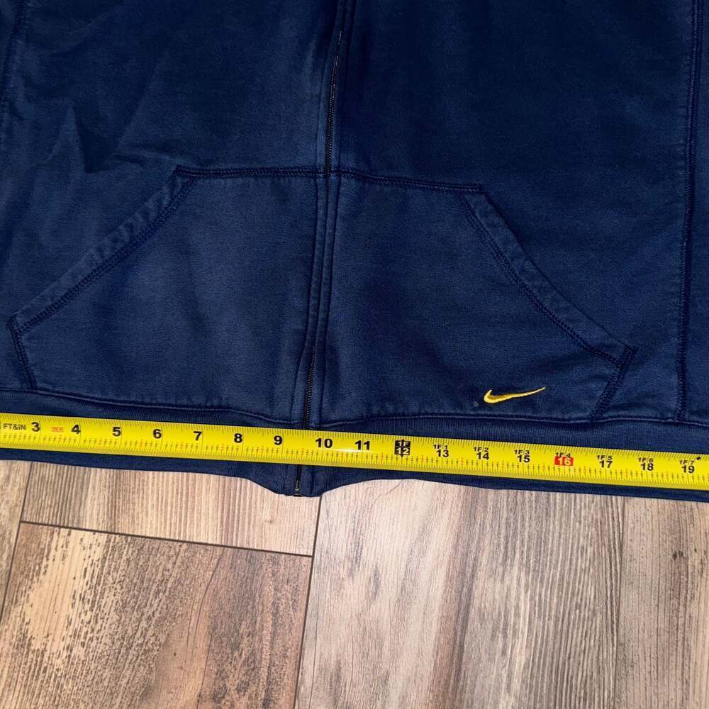 Nike Michigan women’s XL Blue Full Zip Front Hoodie game day college sportswear - Picture 8 of 12